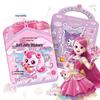 Sanrio Kuromi & My Melody Reusable Jelly Stickers for Kindergarten Girls - Educational Cartoon Toy