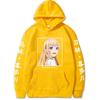 Women Autumn Winter Sportswear Marin Kitagawa Anime Hoodie Ultra Long Sleeved Street Sports Fleece Jogging Sweatshirt