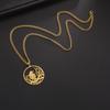 Crow Raven Pendant Necklaces Norse Mythology Stainless Steel Gothic Necklace for Men Vintage Jewelry