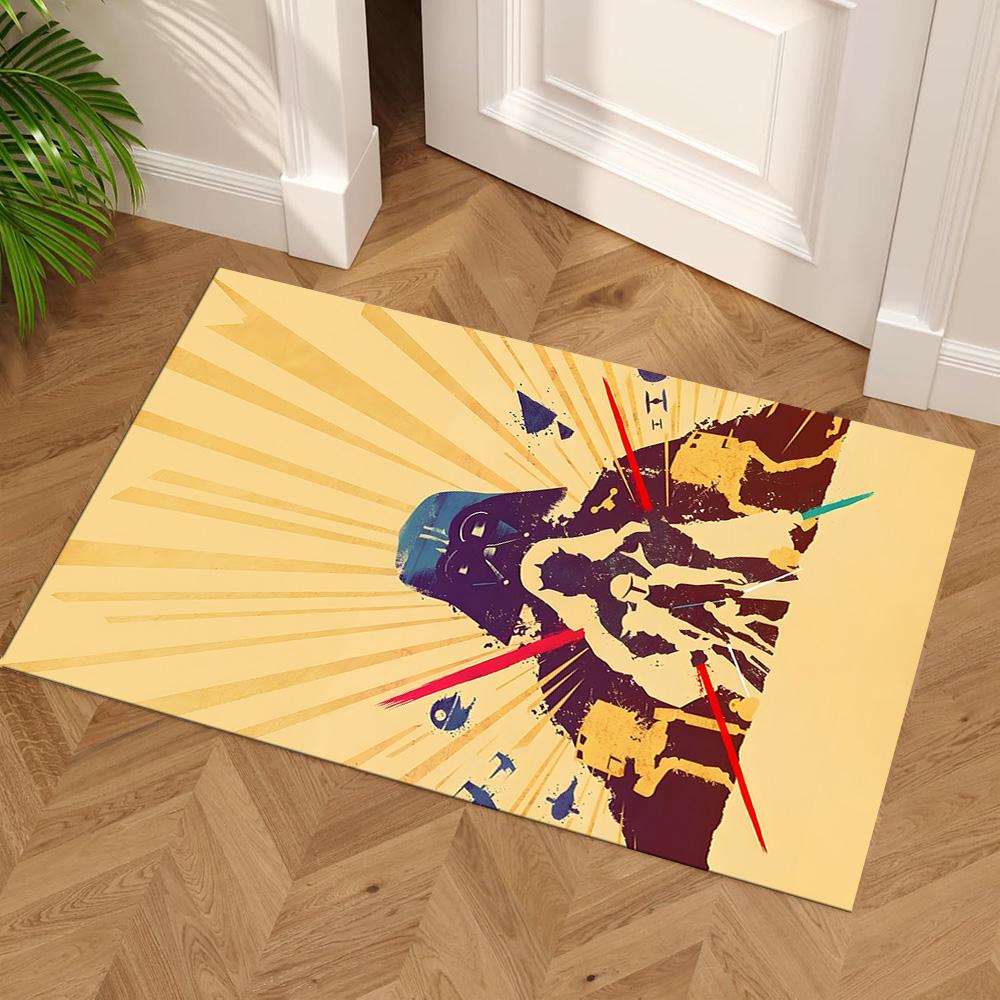 Star Wars Carpet Suitable for Foyer Playrooms Decorate Room Study Room Anti-slip Rug Anime Office Decor Perfect Gift for Women Men