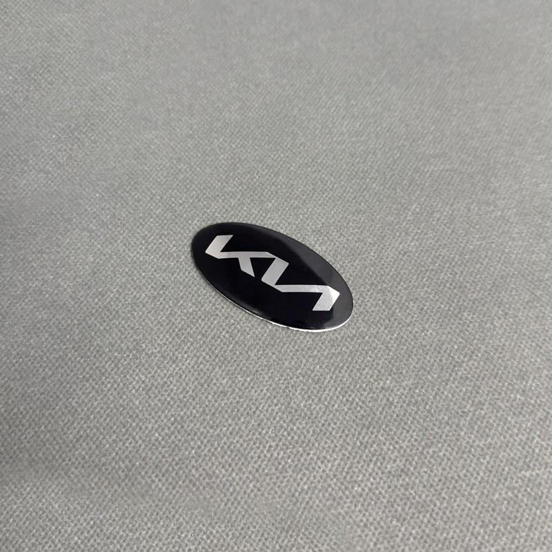 Compatible New Kia Car Logo Modification: KN Hood & Rear Emblem for Sorento, K5, K3, Sportage, and Carens