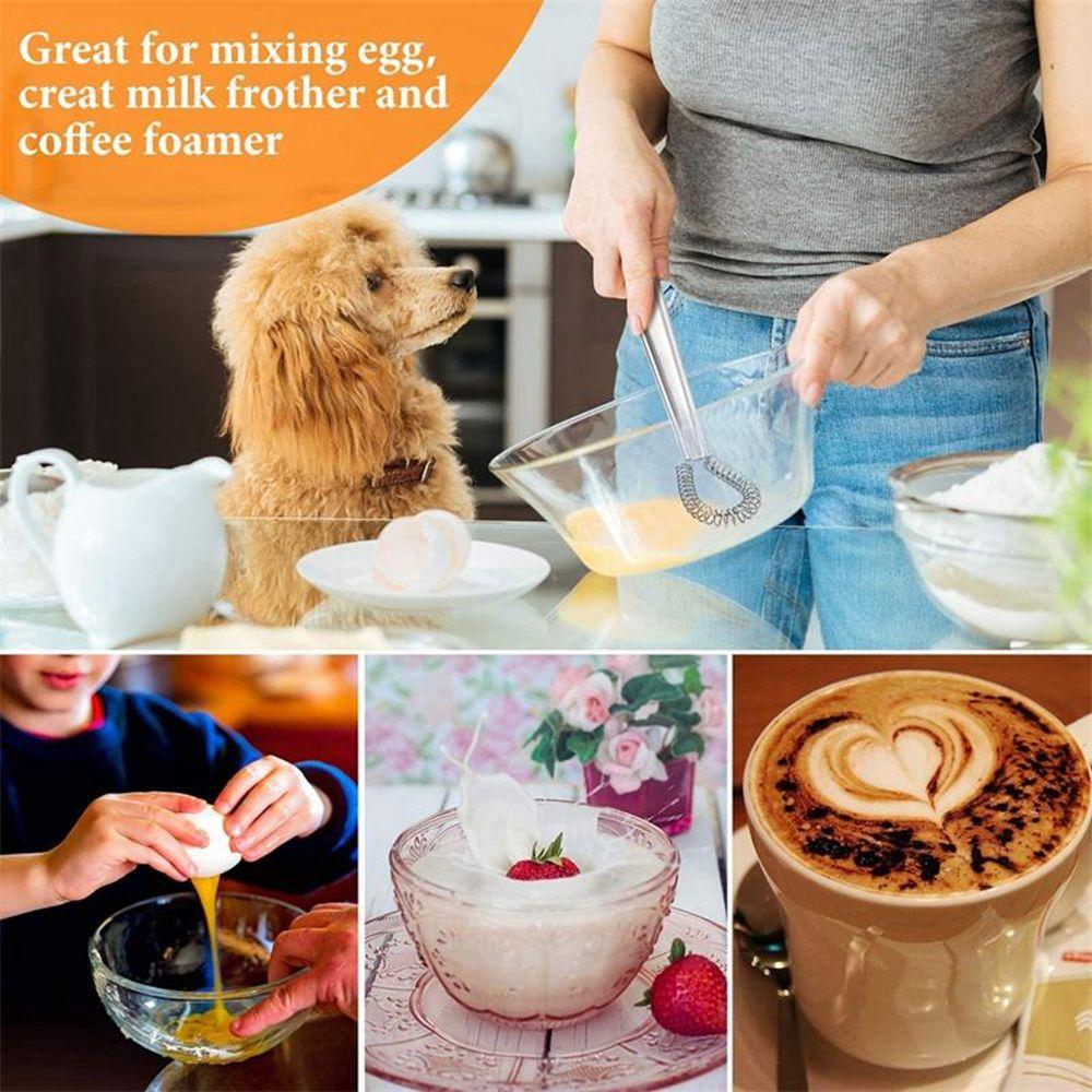 Mini Kitchen Accessories Spring Coil Cream Mixing Egg Stirrer Agitator Baking Tools Egg Whisk