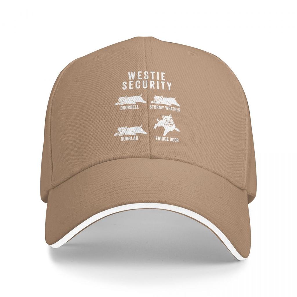 Baseball Caps Westie Funny Westie Security Casquette Unisex Casual Summer Hats