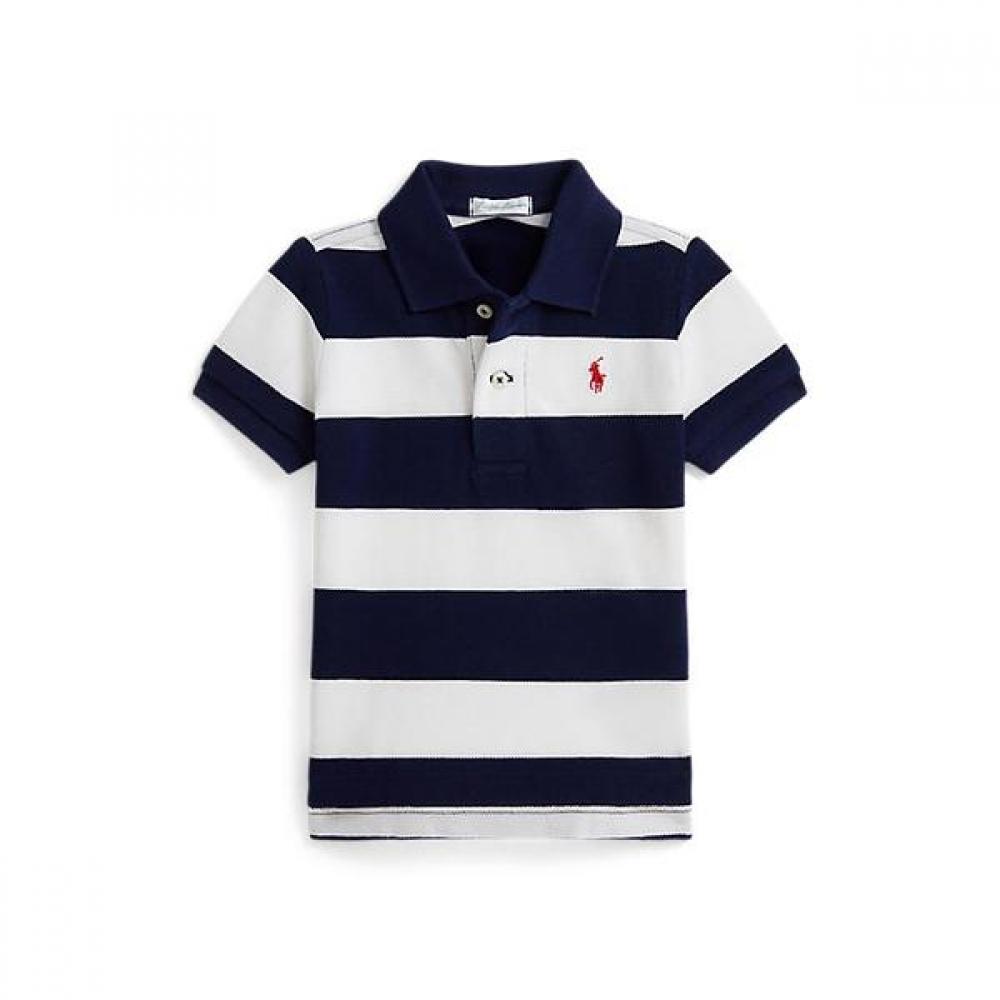 Polo Ralph Lauren Baby Boys Cotton Mesh Polo Shirt Stripe Model Cwpoknii8020340410 24M