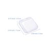 Clear Nail Art Presentation Container Space Saving Design with Adhesive Strips for Salon Home Organization