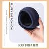 Thick Plush Lined Winter Earmuffs Soft Windproof Ear Covers Portable Plush Earmuffs  Outdoor Use