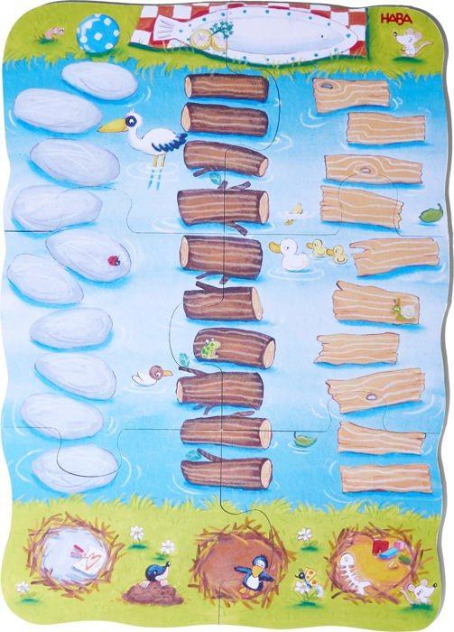 Jeu de société - haba - vite petit pingouin - 2 joueurs - 2 ans et plus - motricité fine