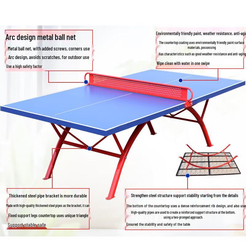 Outdoor All-Weather Ping Pong Table