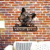 Custom Chinese Crested Dog Metal Wall Art, Personalized Home Decor, Easy to Hang