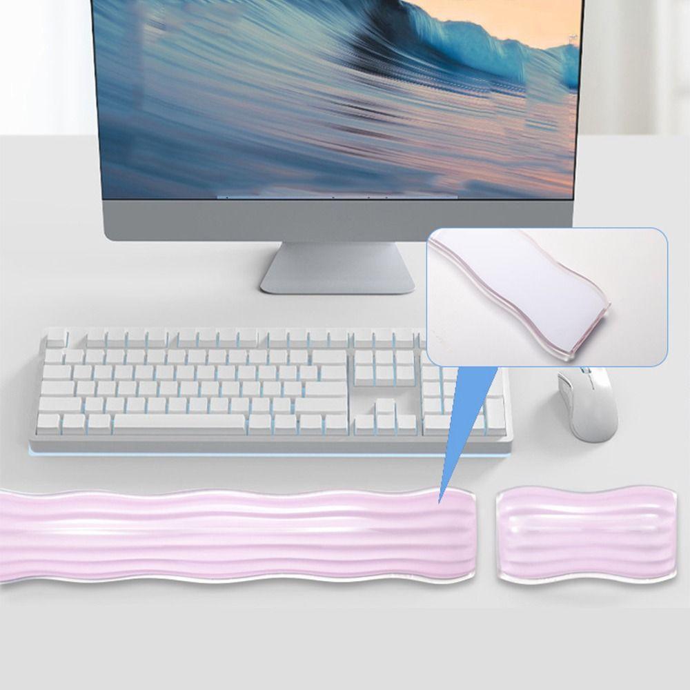 Creative Clear Mouse Wrist Rest Transparent Mouse Wrist Support Pad Gel Wrist Rest Pad Laptop