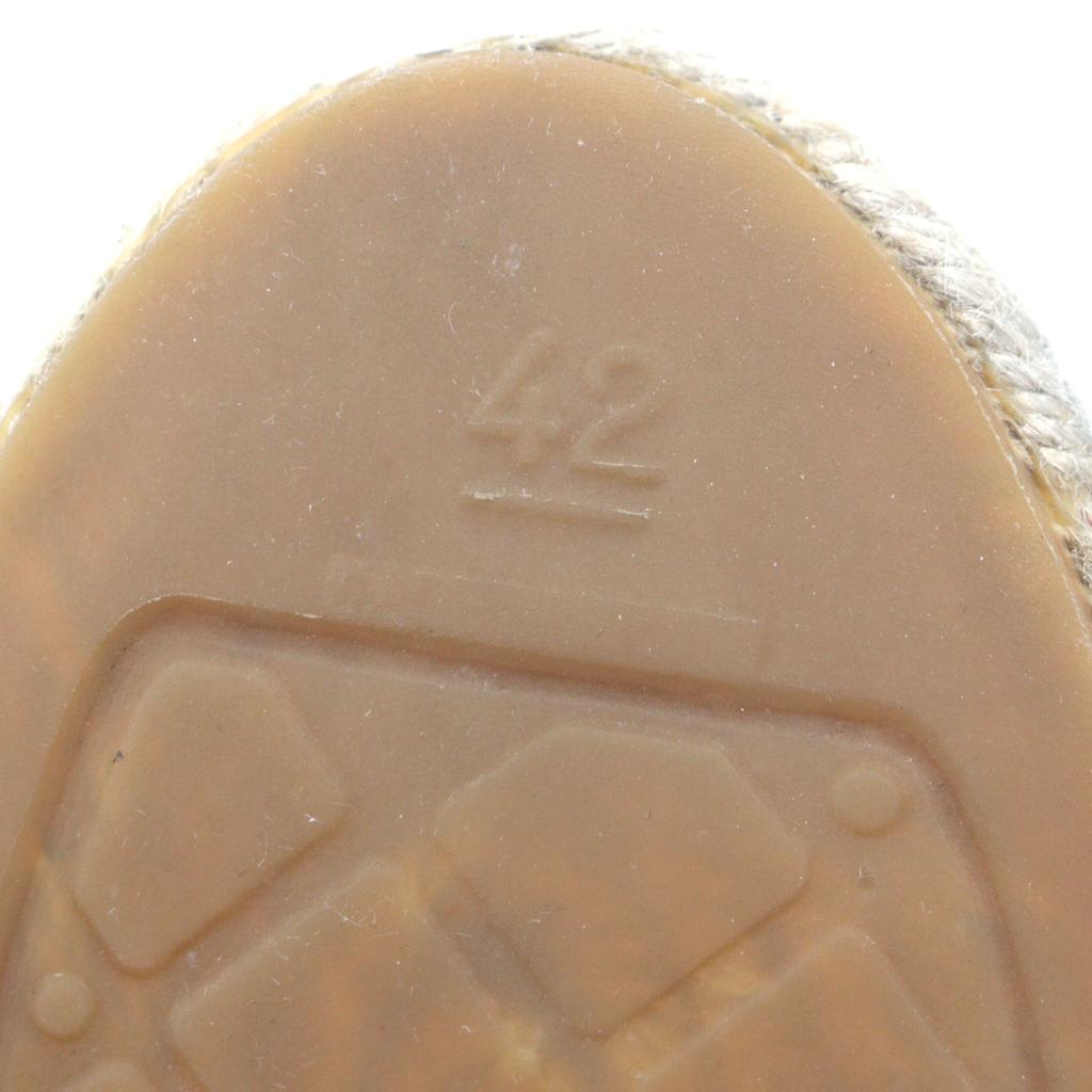 Tolle CHANEL Slipper COCO Mark Mesh Espadrilles schwarzes Mesh Herren 42 G34673 Gebraucht