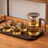 Clear Tea Separation Filtration Pot Glass Kung Fu Tea Pot High-end Filter Tea Cup  Tea Desk