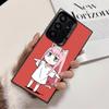 Zero Two 02 Kawaii Cute Soft Phone Case for Samsung Galaxy S24 S25 FE S26 Edge S23 Ultra S22 Plus S21 + Shockproof Cover Back Sh