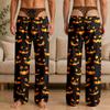 Men's Funny Novelty Halloween Pajama Pants with Underwear Print for Sleepwear