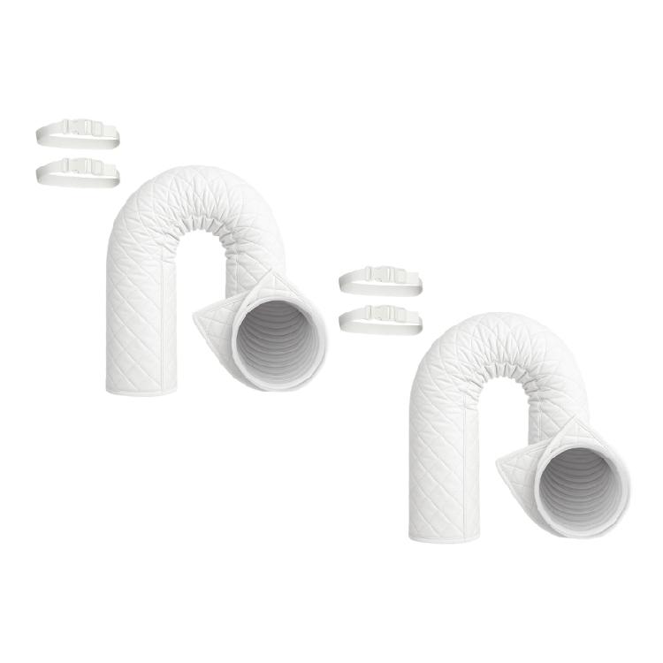 Air Conditioning Flexible Duct Insulating Covers 4 Customizable Bands For Energy Efficiency