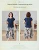 Summer 2025 Mom's Short-Sleeve T-shirt & Skirt Set for Middle-Aged Women
