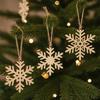 Wooden Christmas Hanging Ornament Rustic Unfinished Wood Blank