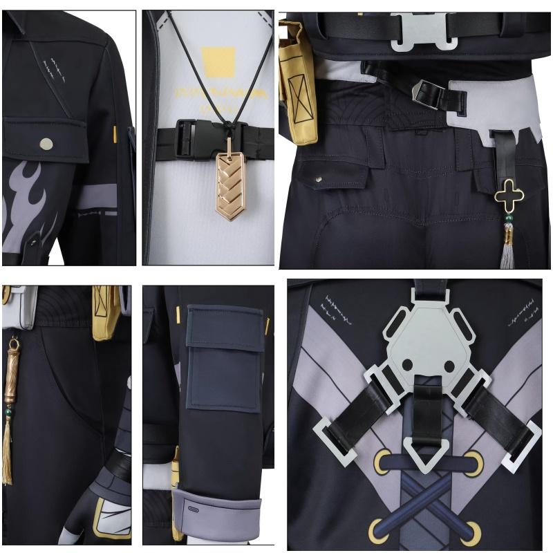 New Game Wuthering Waves Rover Cosplay Costume Rover Male Cosplay Outfit Wig Halloween Carnival Uniform Christmas Party for Men