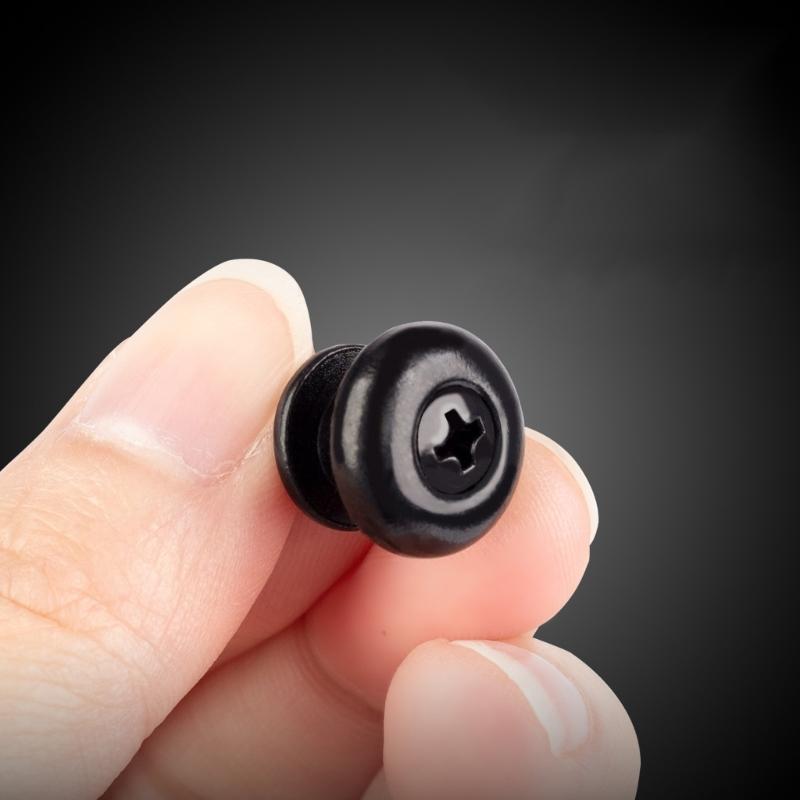 2pcs Stylish Silver Bell Shape Strap Buttons Skidproof Strap Lock Guitar Buckles Suitable for Various Skill Levels