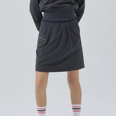 Out Pocket Banding Skirt Gy