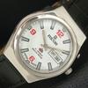 VINTAGE RICOH R31 AUTOMATIC JAPAN MENS WHITE COLOR DIAL WATCH A709401-1
