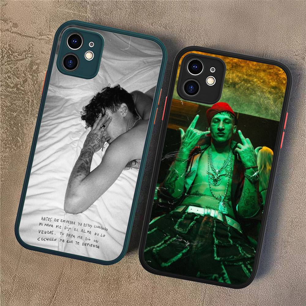 Rapper Y-Yung BeefS For IPhone 11 12 13 14 15 16 Pro Max Plus X XS MAX Shockproof Matte Back Cover