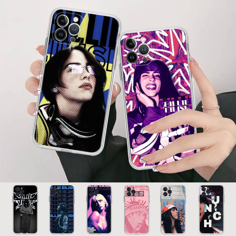 Pop Singer B-Billie For IPhone 11 12 13 14 15 16 17 Pro Max Plus 13 Mini Silicone Soft Transparent Back
