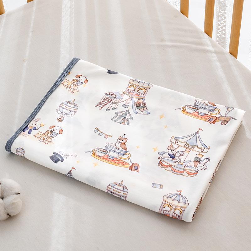 Oddychający kocyk otulacz dla noworodka z czystej bawełny, cienki, zapobiegający odruchowi Moro, niemowlęcy Typ A.