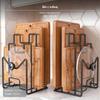 Kitchen Organizer Rack, Cutting Board Holder, Pot Lid Stand, MultiFunctional Storage Shelf,