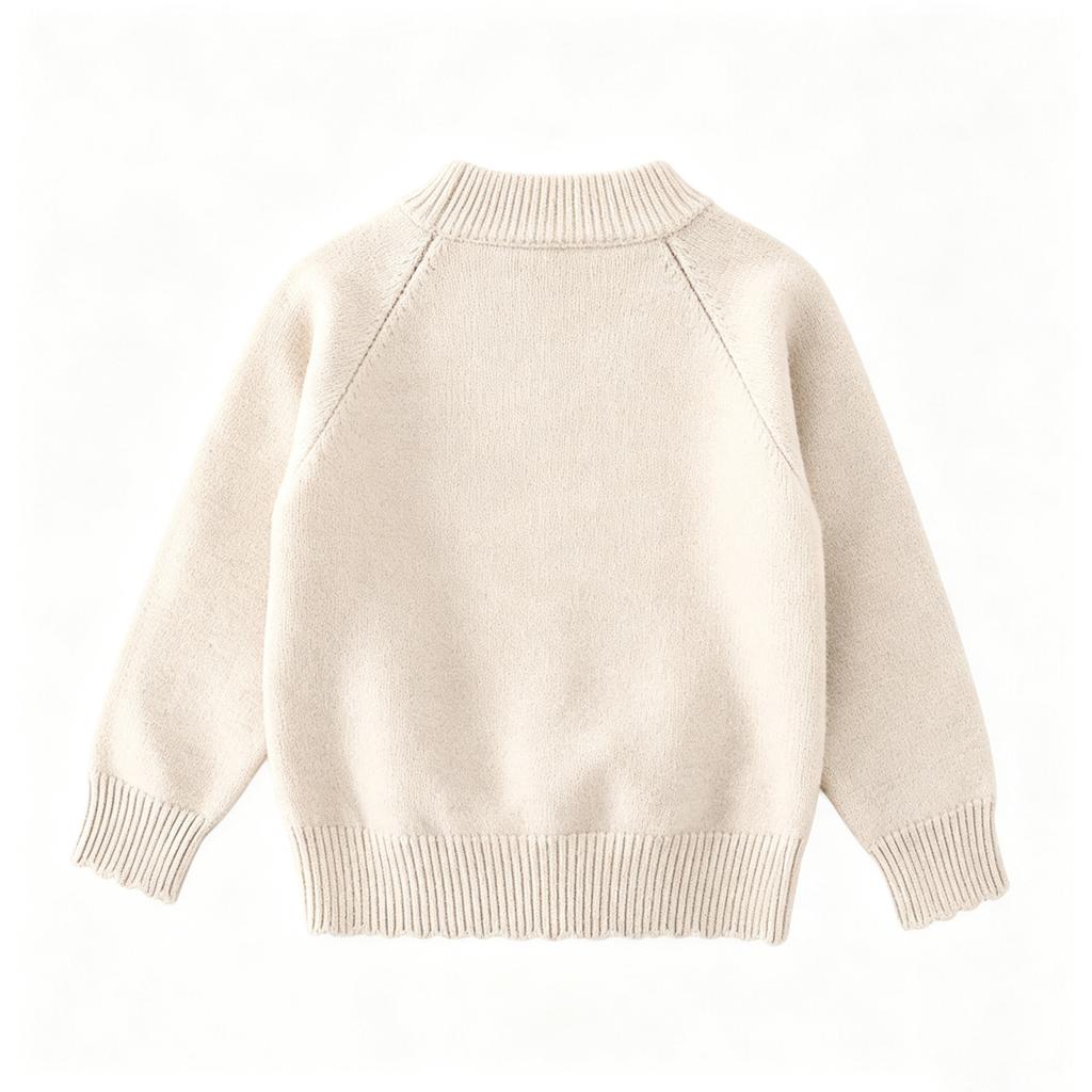 Mädchen Pullover mit Rundhalsausschnitt und langen Ärmeln für Herbst und Winter