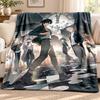 Link Click blanket Flannel Blanket Soft Cozy Plush Throw for Sofa Bed Lightweight Home Decoration Outdoor camping