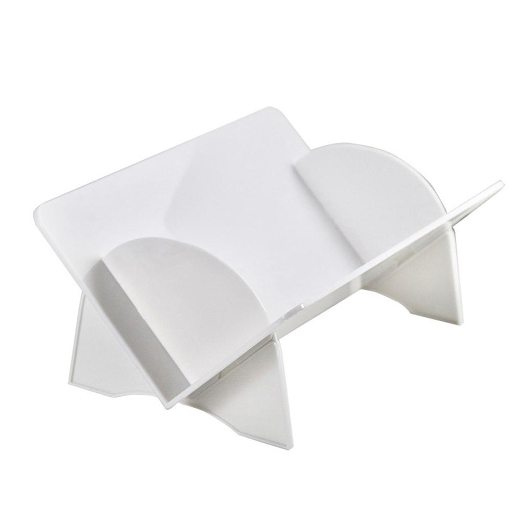 Desktop Small Bookshelf Simple Large Capacity Plastic Tilted Desk Book Storage Rack for Home
