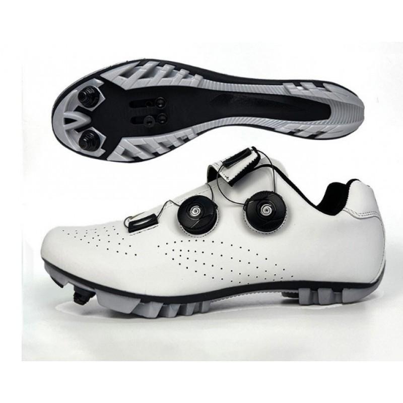 Scarpe da Ciclismo Uomo Donna Con Compatibilità Tacchette Strada MTB Bici Traspiranti Suola Rigida Calzature Performance