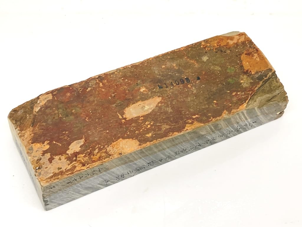 Natural Whetstone Shomotoyama Yamashiro Meiji Ukyo Ward Umegahata White Whetstone Multifoam Light Yellow Period 24 Kirigami Mid-Meiji #93 /1,776g