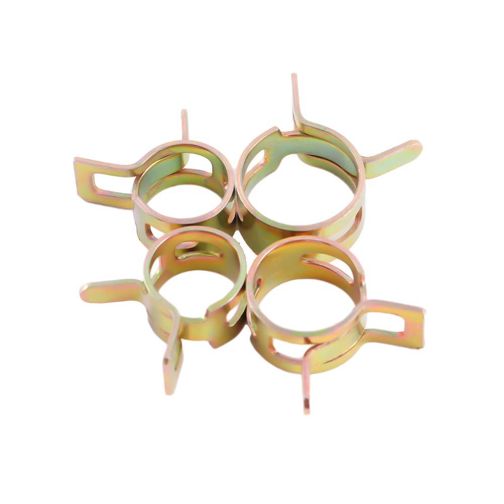 Air Tube Clamps Reusable Water Pipe Silicone Pipe Clamp Fuel Line Hose Spring Band Hose Clips