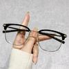2180 Retro TR Eyebrow Danyang Metal Glasses Frame Unisex Students Trendy Prescription Eyewear