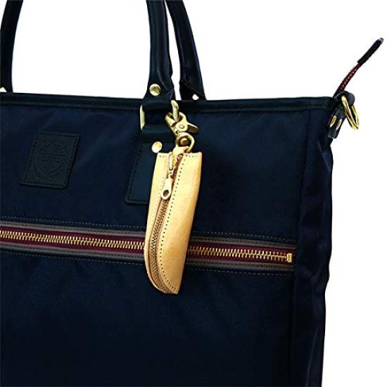 Porta-Chaves AGILITY affa "Tamia", Couro Genuíno, Couro de Vaca, Simples, Estiloso, Fofo com Fecho de Pressão