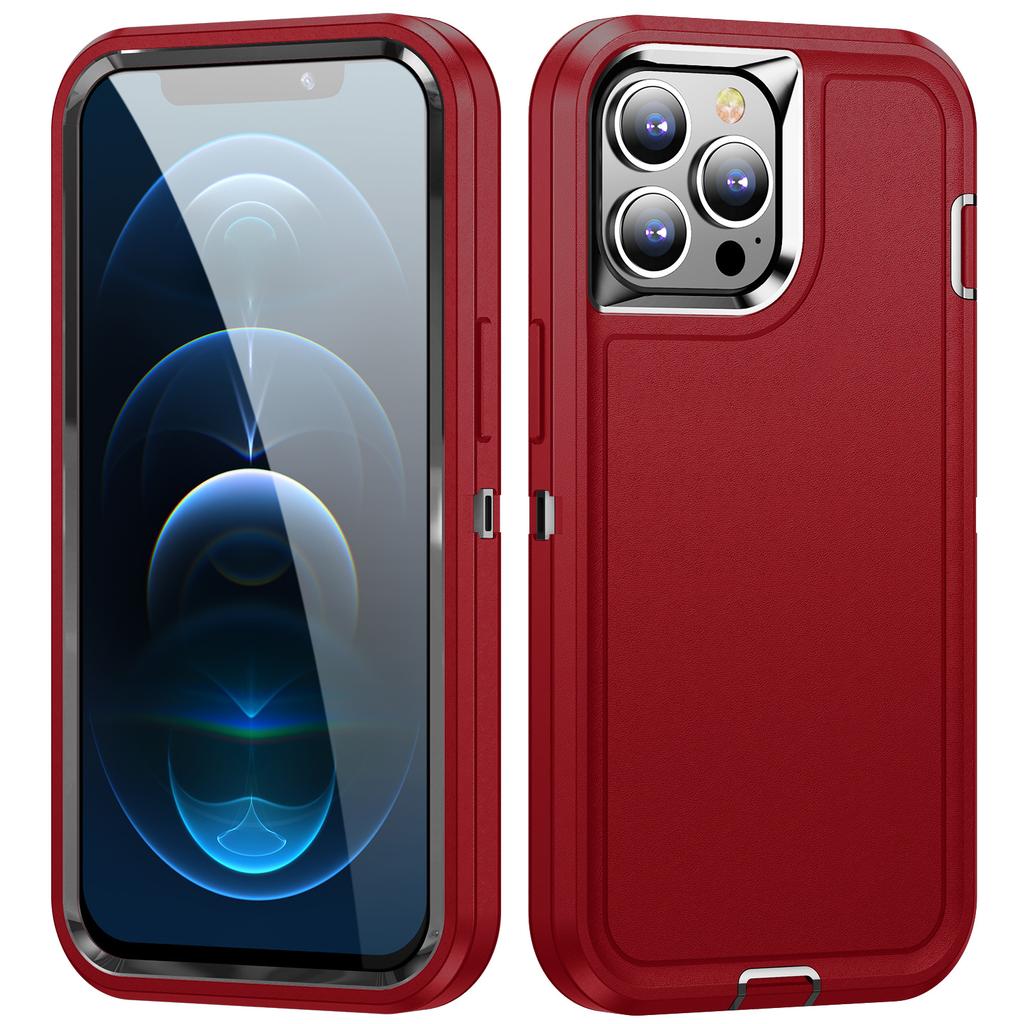 For iPhone 12/12 Pro Anti-Scratch Case TPU+PC Drop Protection Phone Cover