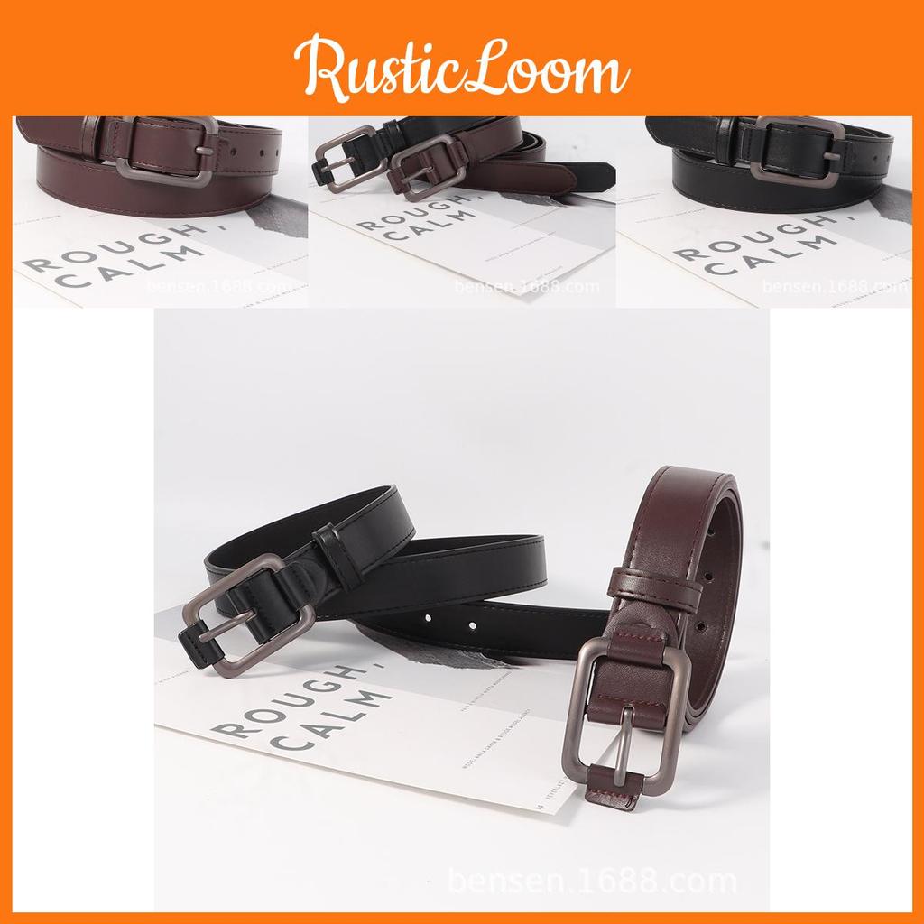 Cool Black Edgy Jeans Belts Student Waistband Adjustable Length Young Adult