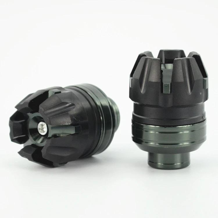 

2 шт. Универсальные защитные чашки для мотоцикла от падений Алюминиевая защита колеса передней вилки Защита от падений Аксессуары для мотоцикла