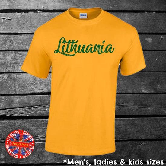 Lithuania t-shirt, Sport, Holiday, Pride, Events, Gift, Mens, Ladies, Kids, Baby 2XL