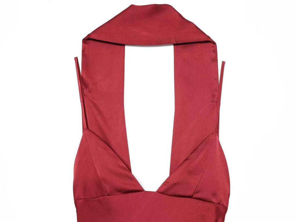 Elegant Multi-Color Satin Halter V-Neck Summer Dress for Women