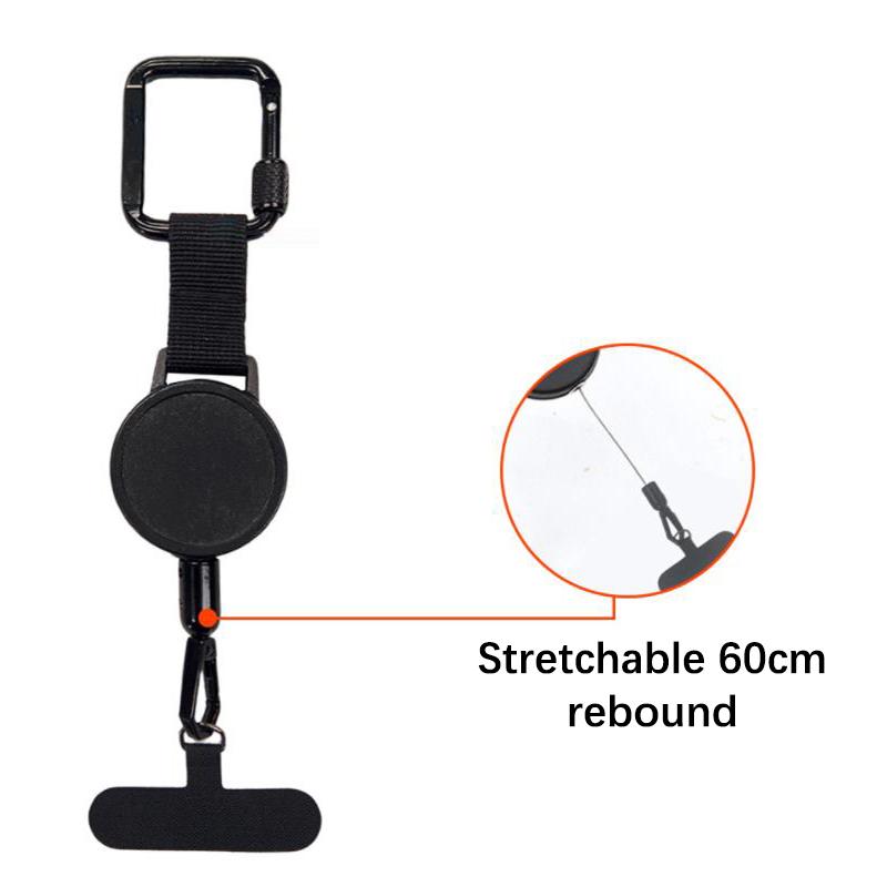 Zatahovací poutko na telefon Přenosné protikrádežové popruhy na mobilní telefon Zabraňují pádům Šňůrky na telefon pro ženy muže