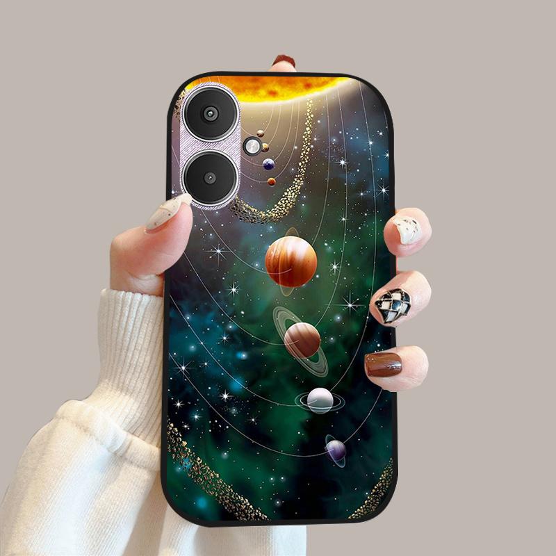 For Xiaomi Poco M6 5G Case 23128PC33I Silicone TPU Soft Phone Cover Cases For Redmi 13C 13R 5G Fashion Protective Fundas Shells