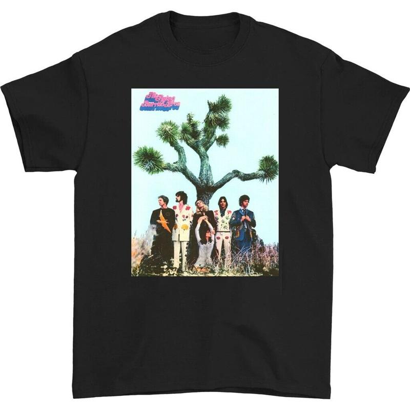 T-shirt du groupe Flying Burrito Brothers, en coton noir, toutes tailles S