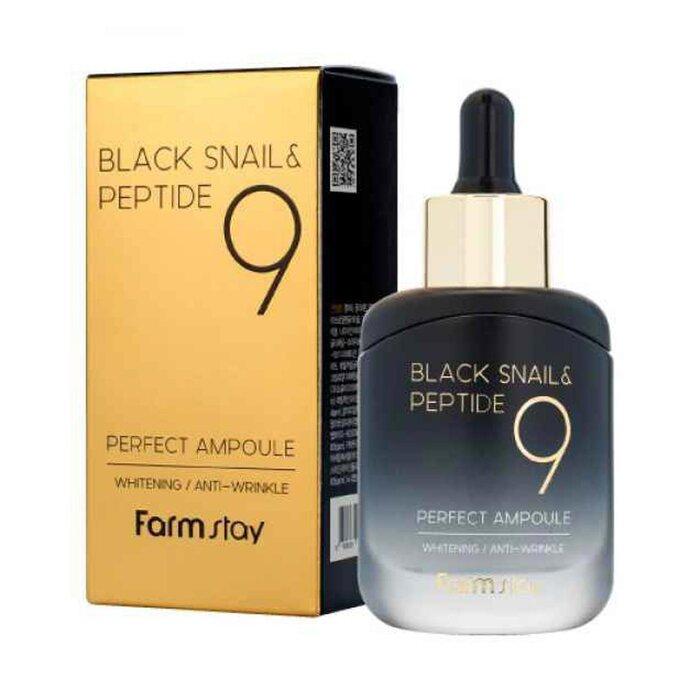 FARM STAY Black Snail & Peptide9 Perfect Ampoule