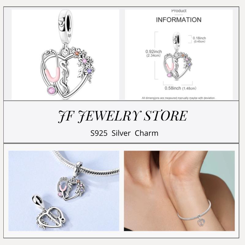 copper Charm Compatible With Bracelets Do It Yourself Jewellery Making Pink Zircon Authentic Red Blue Charm Bead Charms Ideal For Women Wedding Birthd