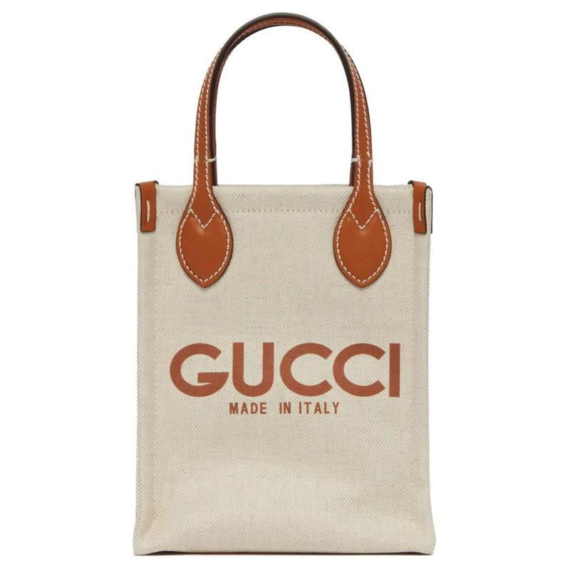 Gucci Letter Logo Printed Adjustable and Detachable Shoulder Strap Canvas One-shoulder Crossbody Handbag Super Mini Women's Beige
