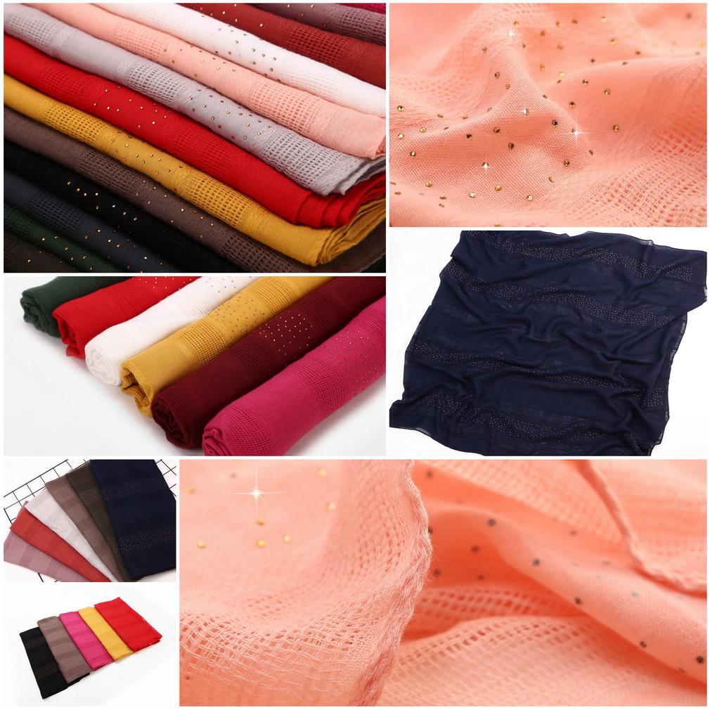 90x180cm Shining Linen Hijab, Scarf Shawl for Women