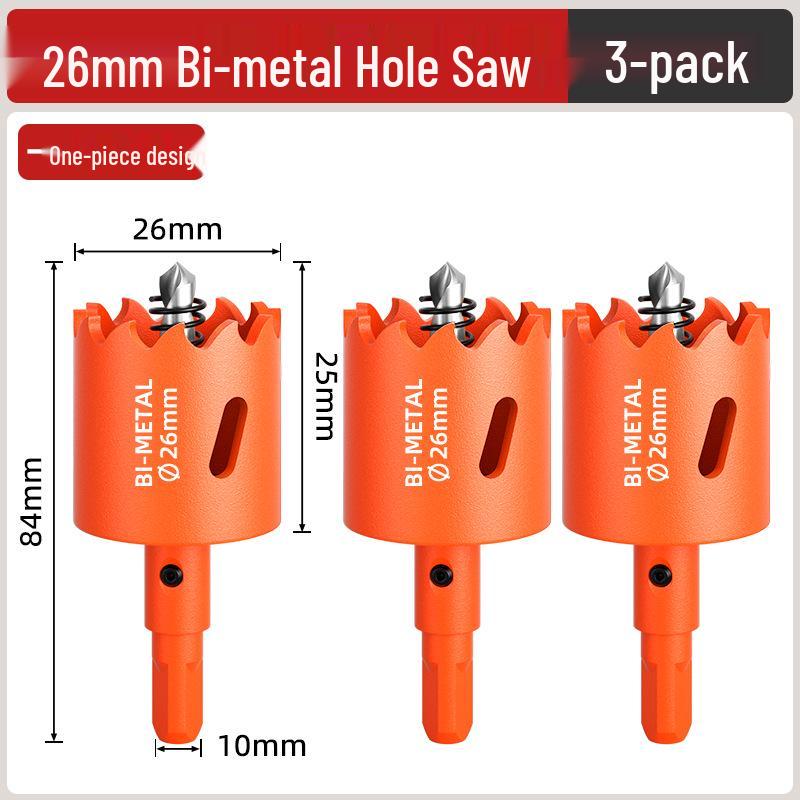 Pânză de găurit bimetalică pentru prelucrarea lemnului: Burghiu pentru Lemn, Gips-carton, Metal, Plastic și PVC - Măritor Găuri pentru Spoturi Încasetate 75mm.